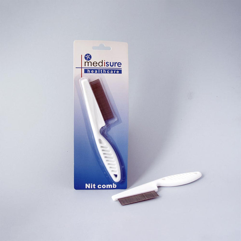 Medisure Fine Toothed Nit Comb with Handle - IndustraCare