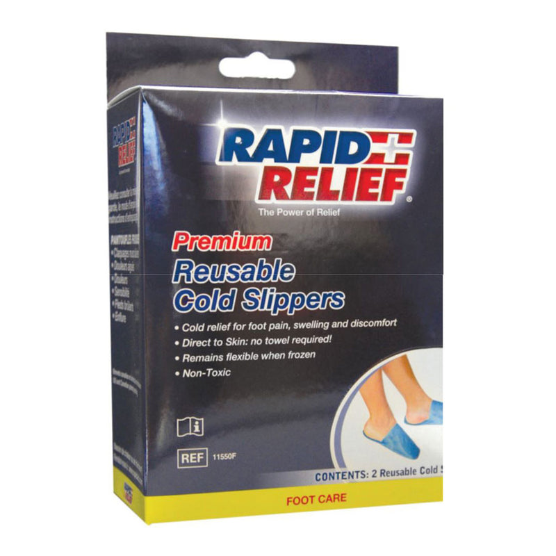 Rapid Relief Premium Reusable Cold Slippers 5"x12" - IndustraCare