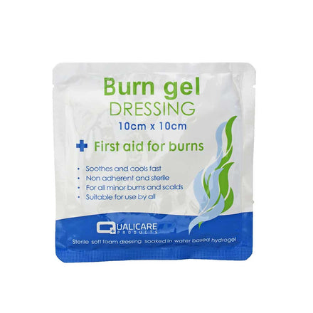 Qualicare Burn Gel Dressing 10cm x 10cm - Box of 10