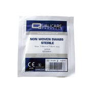Qualicare Sterile Gauze Swabs 7.5cm x 7.5cm - Box of 125 - IndustraCare