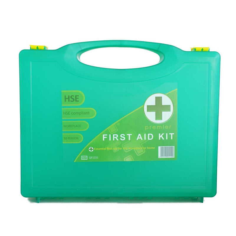 Qualicare Premier HSE First Aid Kit 1-50 Person with Bracket - IndustraCare