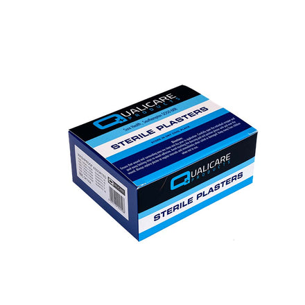 Qualicare Washproof Plasters 5 Assorted Sizes - Box of 100