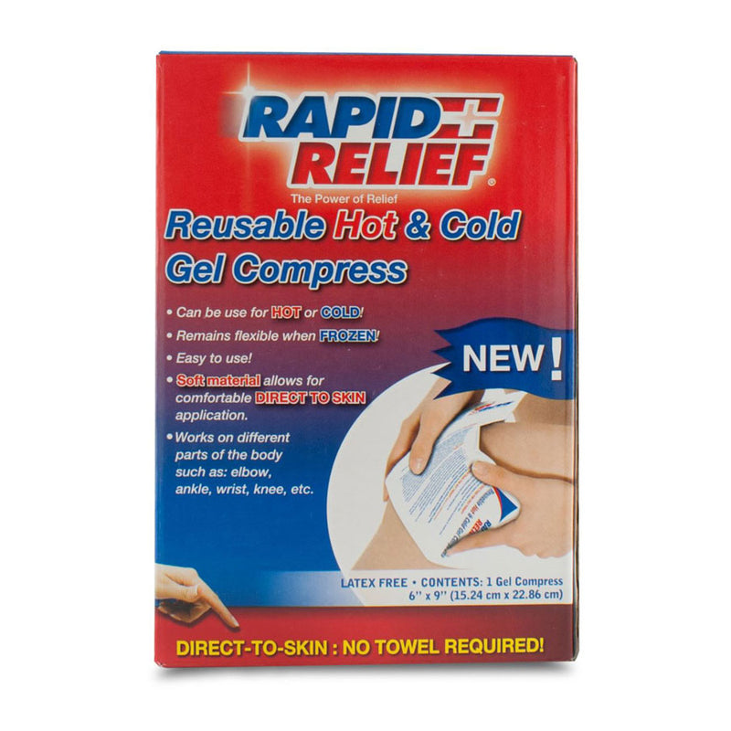 Rapid Relief Reusable Hot & Cold Direct to Skin Gel Compress - IndustraCare