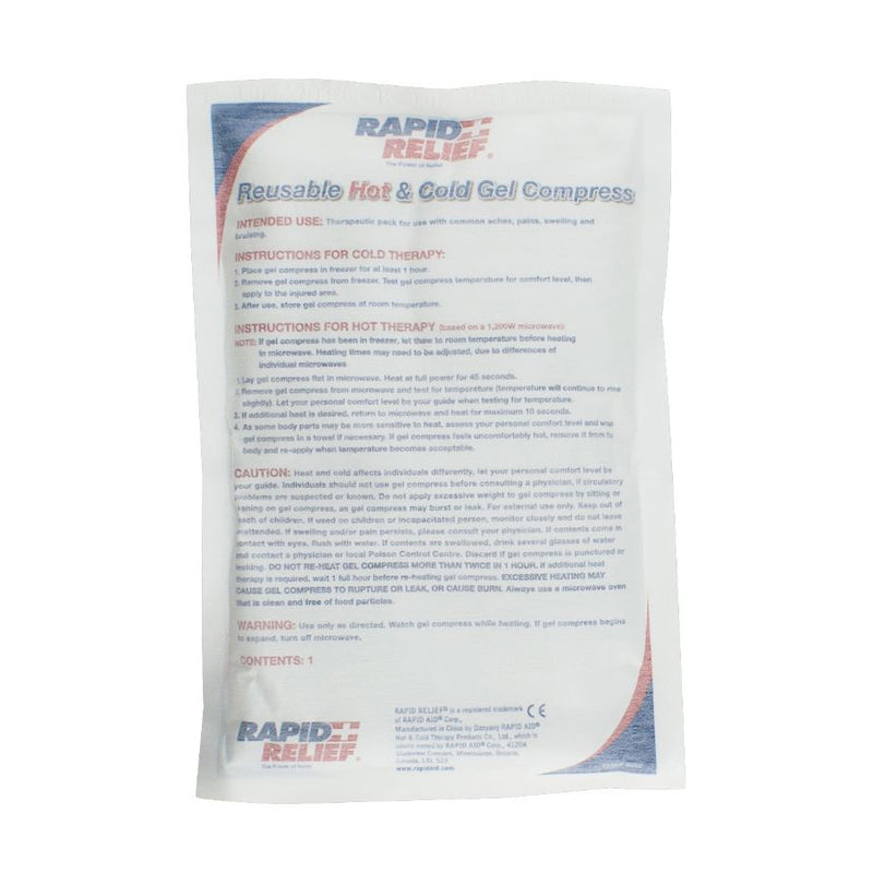 Rapid Relief Reusable Hot & Cold Direct to Skin Gel Compress - IndustraCare