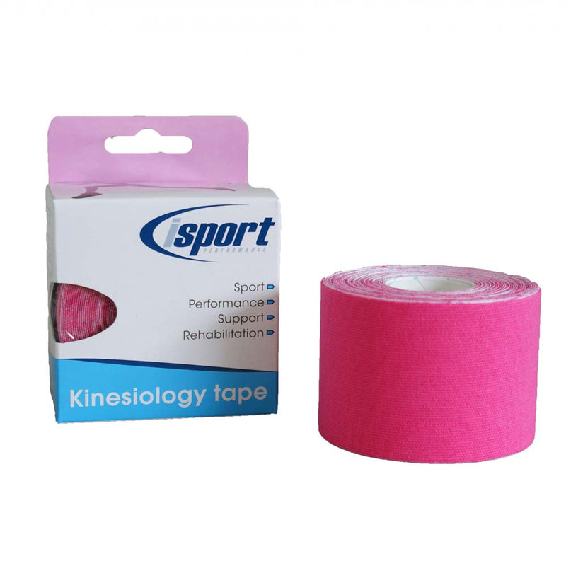iSport Kinesiology Tape Pink 5cm x 5m - IndustraCare