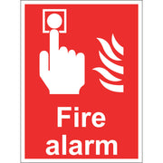Fire Alarm Sign, 15x20cm (Rigid) - IndustraCare