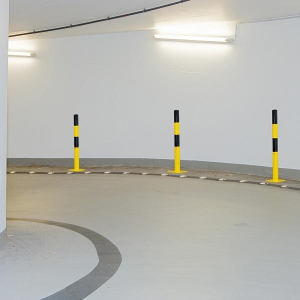 Traffic-Line Spring Loaded Barrier Post | IndustraCare
