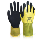 Wonder Grip Comfort Hi Vis Yellow Gloves - IndustraCare