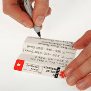Worker Emergency ID with data window - IndustraCare
