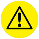 PROline Floor Sign: Black Triangle with '!' - IndustraCare