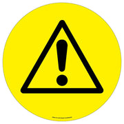 PROline Floor Sign: Black Triangle with '!' - IndustraCare