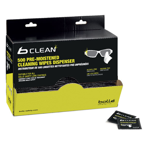 Bolle B500 Lens Cleaning Wipes (Pack of 500) - IndustraCare