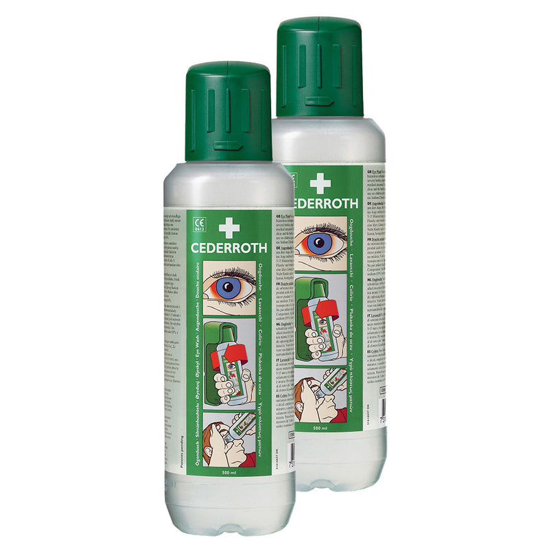 Cederroth Eye Wash 500ml (Pack of 2) - IndustraCare
