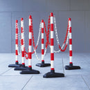 Guarda Chain Post Set - Concrete Filled Bases - IndustraCare