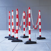 Guarda Chain Post Set - Concrete Filled Bases - IndustraCare