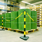 Guarda Chain Post Set - Concrete Filled Bases - IndustraCare