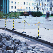 Guarda Chain Post Set - Concrete Filled Bases - IndustraCare