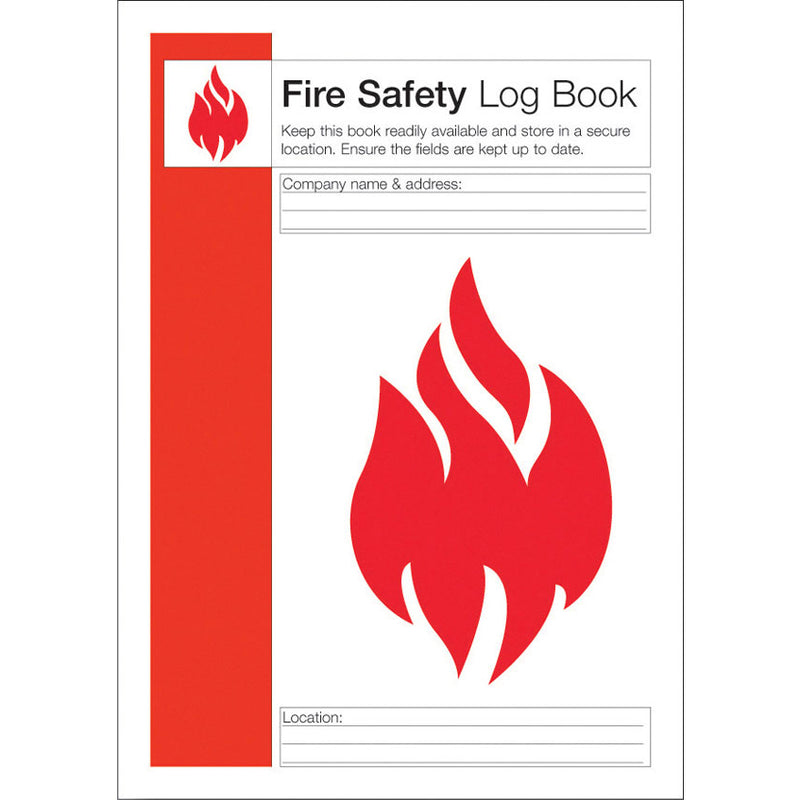 A4 Fire Safety Log Book - Complete guide to fire safety - IndustraCare