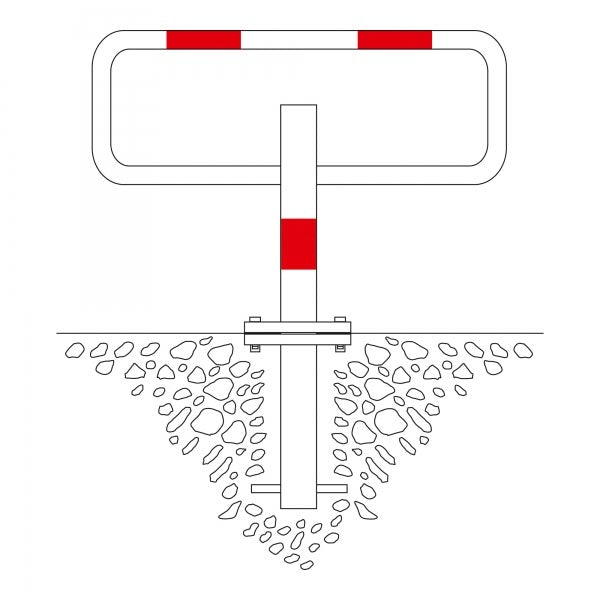 Commander Drop Down Frame Post | IndustraCare