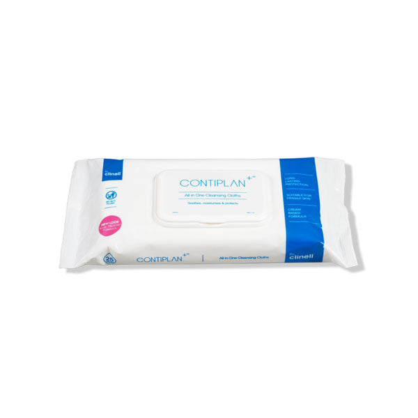 Contiplan All in One Cleansing Cloths (Pack of 25) - IndustraCare