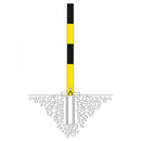 Controller-B Drop Down Post - Triangle Lock - IndustraCare