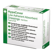 HypaCover Low Adherent Absorbent Dressing 10x10cm - Pack of 25 - IndustraCare