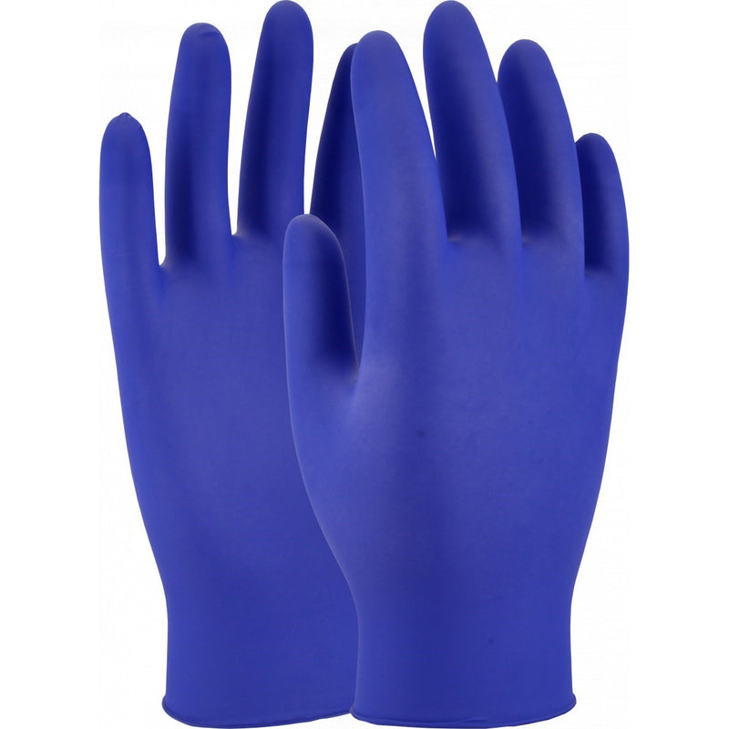 Cobalt Blue Powder Free Nitrile Disposable Gloves (Box of 100) - IndustraCare