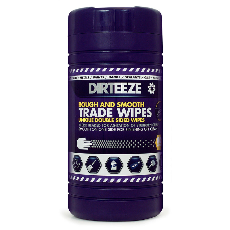 Dirteeze Rough and Smooth Wipes (Tub of 80) - IndustraCare