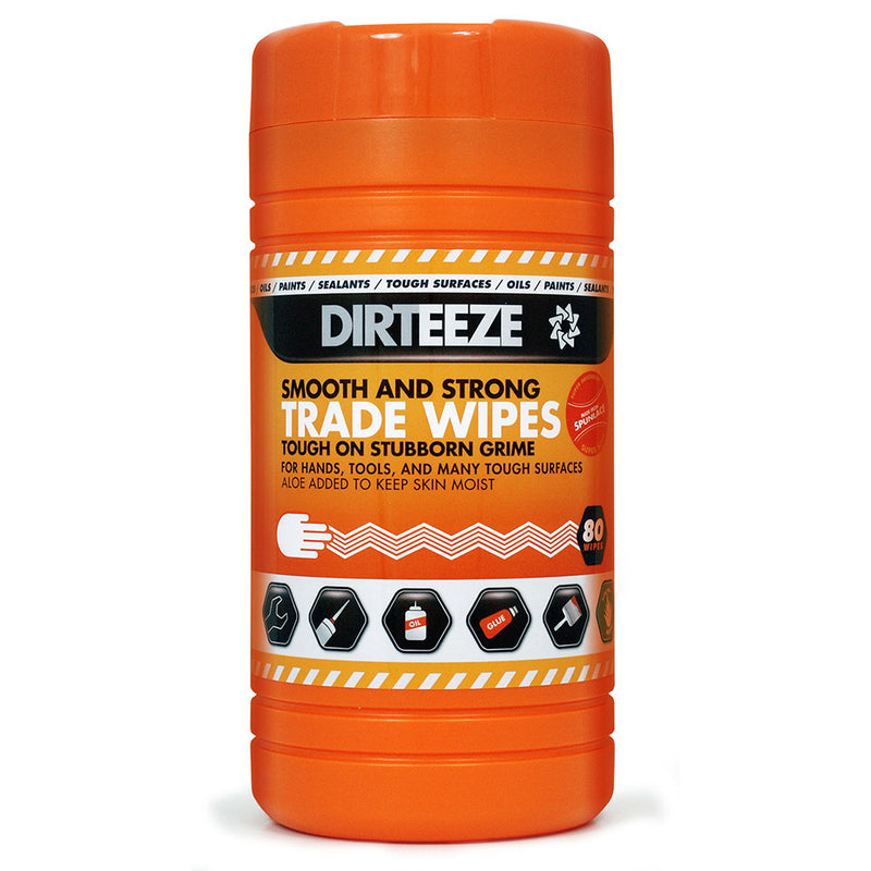Dirteeze Smooth and Strong Wipes (Tub of 80) - IndustraCare