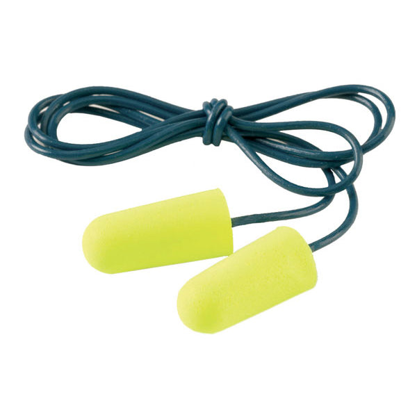 E-A-R Earsoft Yellow Neon Corded Ear Plugs - IndustraCare