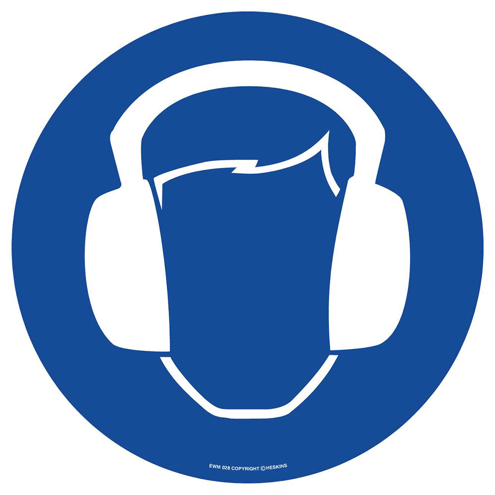 Pro Line Sign PROline Floor Sign: Ear Protection | IndustraCare