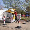 Extern Heavy Duty Chain Post with Recycled Base - IndustraCare