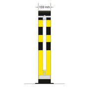 Black Bull Flex Heavy Duty Bollard (Height 965mm) - IndustraCare