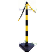 Guarda Chain Post Set - Concrete Filled Bases - IndustraCare