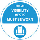 PROline Floor Sign: High Visibility Vests Must Be Worn - IndustraCare