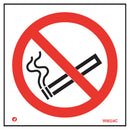 No Smoking Symbol White RPVC Sign (W8024C) - IndustraCare