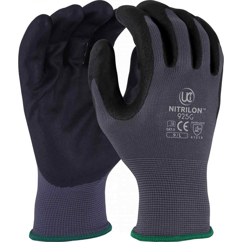 Nitrilon 925G Nitrile Foam Gloves - Grey - IndustraCare