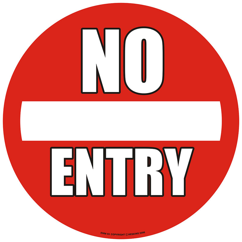 PROline Floor Sign: No Entry - IndustraCare