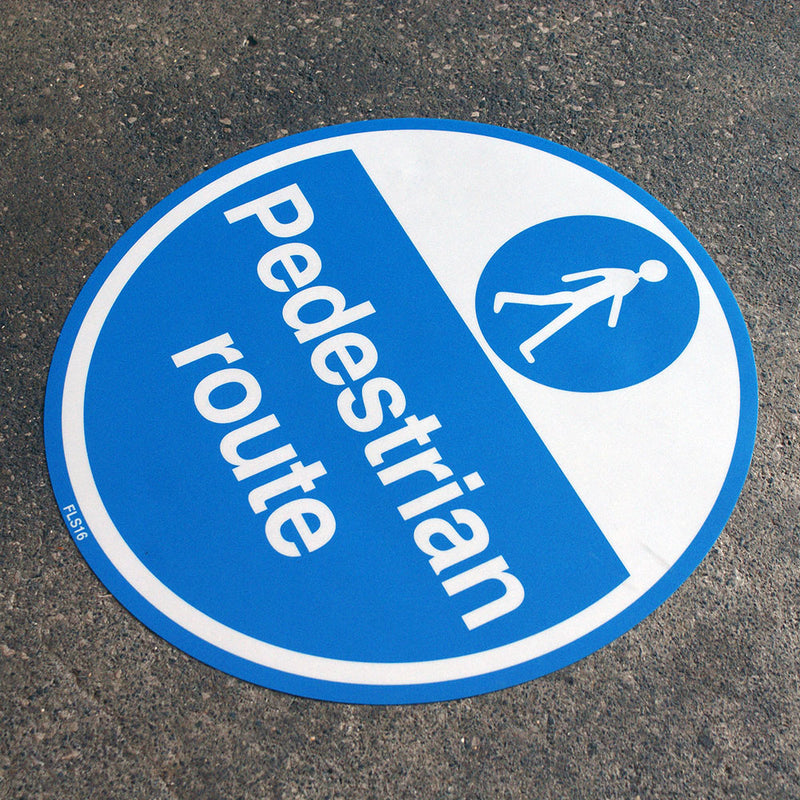 PROline Floor Sign: Pedestrian Route - IndustraCare