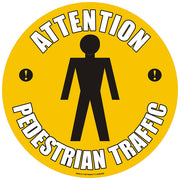 PROline Floor Sign: Attention Pedestrian Traffic - IndustraCare
