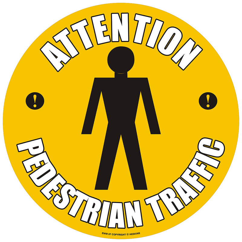 PROline Floor Sign: Attention Pedestrian Traffic - IndustraCare