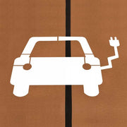 PROline EV Charging Point Symbol Car Park Stencil - IndustraCare
