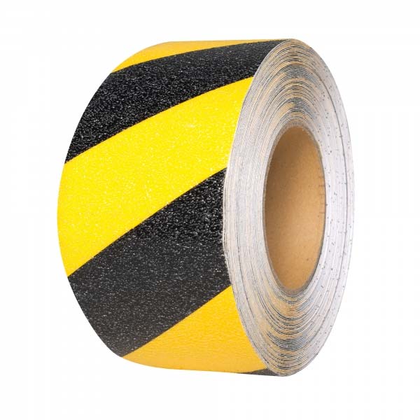 PROline Anti-Slip Self Adhesive Tape - Yellow/Black 100mm x 18m - IndustraCare