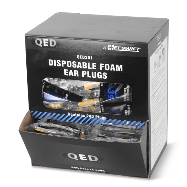 QED 301 Disposable Foam Earplugs - IndustraCare