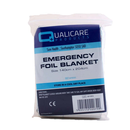 Qualicare Emergency Foil Blanket - 6 Pack