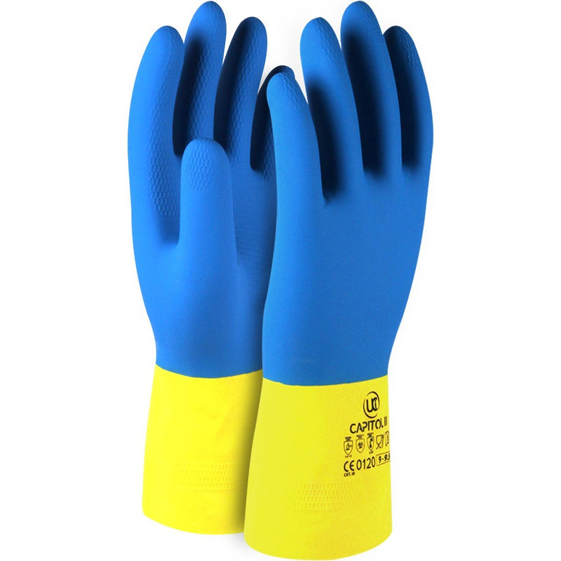 UCI Capitol II Rubber Latex Safety Gloves - IndustraCare
