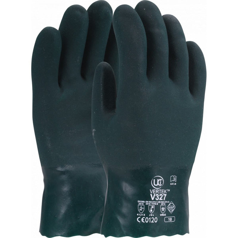 UCI V327 Heavyweight Double Dipped Chemical Resistant Gauntlet - IndustraCare