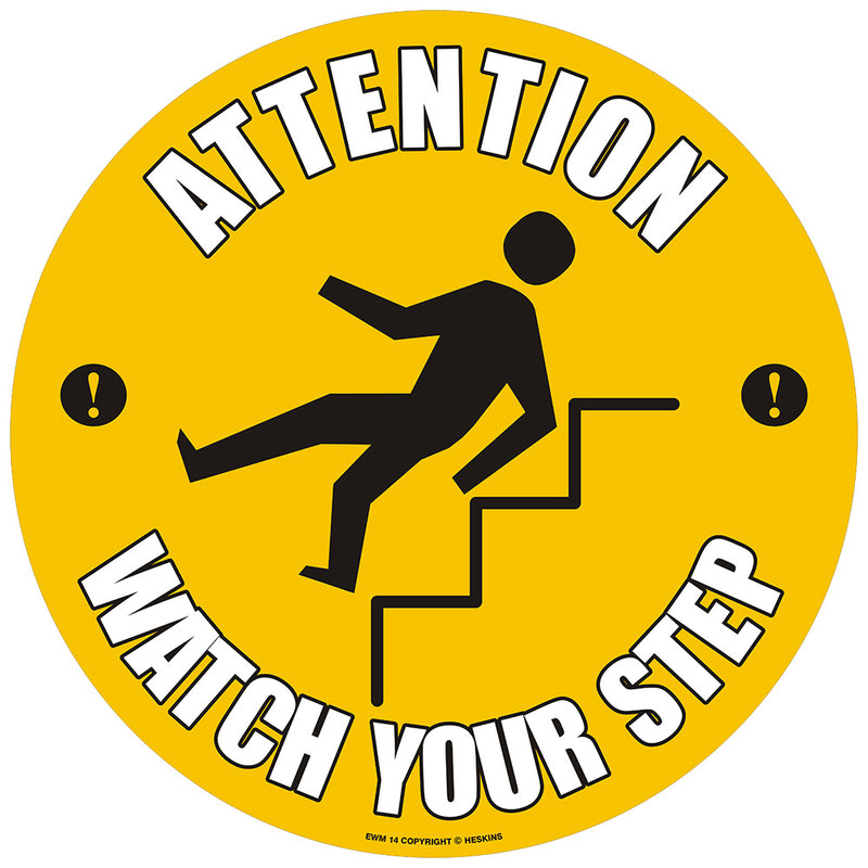PROline Floor Sign: Attention Watch Your Step - IndustraCare